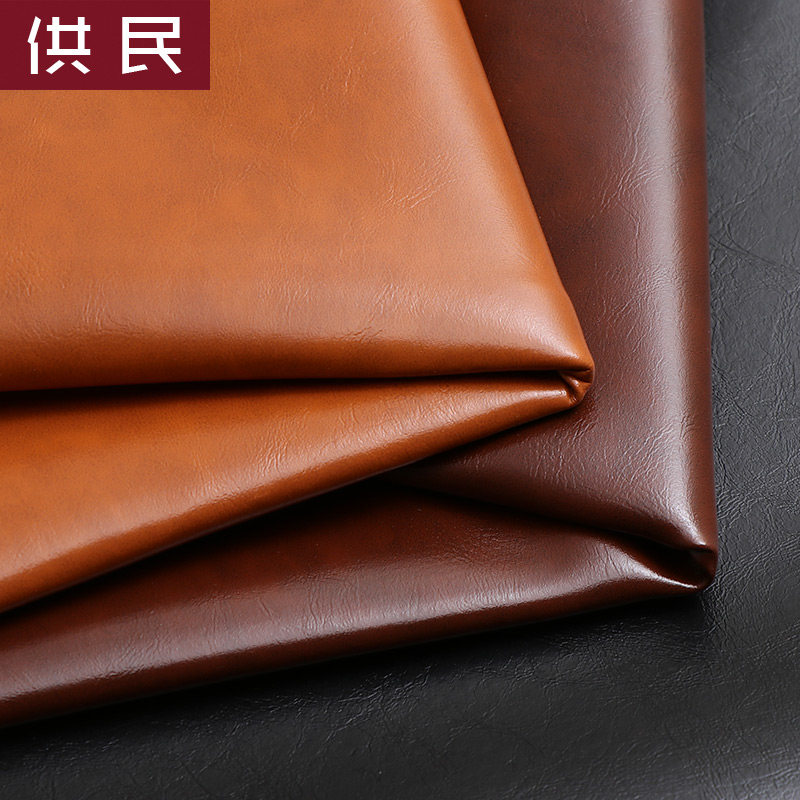沙发垫PU皮革布料坐垫靠垫卡座垫欧式皮沙发垫布料油蜡皮diy手工