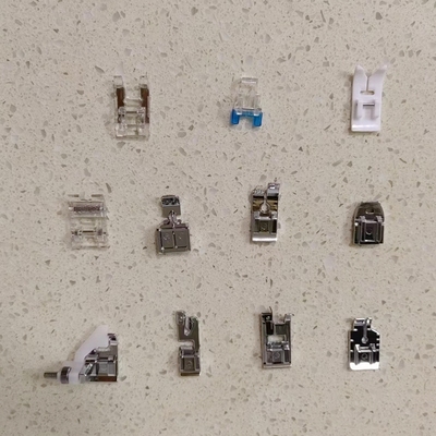 505A/508/700芳华多功能家用电动衣车缝纫机压脚配件11件套盒装