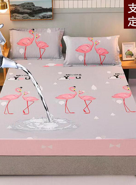 纯棉防水床笠隔尿定制90x190x150x180x200x220薄棕垫套榻榻米床罩