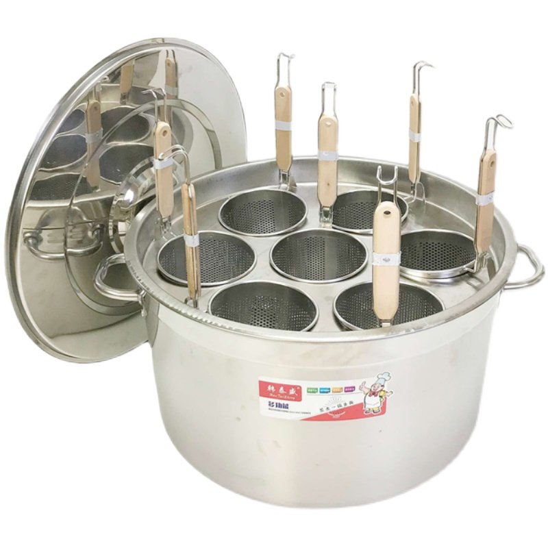 商用加厚大锅关东煮麻辣烫饺子饭堂热干捞面粉篱串串香冒菜汤锅桶,清洗/食品/商业设备,煮面机/煮面炉,淘宝优惠券,粉丝福利购,淘宝优惠卷
