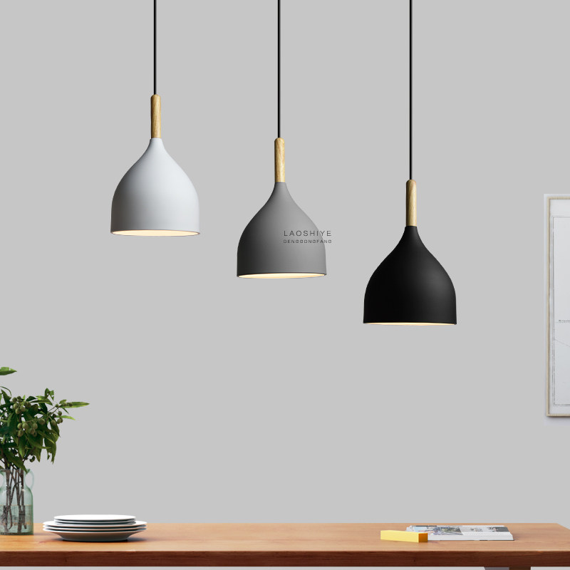 北欧餐厅吊灯三头个性简约大气卧室床头网红奶茶店吧台餐桌单头灯,家装灯饰光源,餐厅吊灯,淘宝优惠券,粉丝福利购,淘宝优惠卷