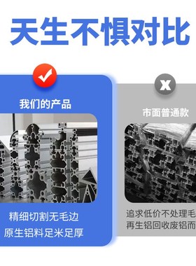 重型机械支臂工业铝型材160160W龙门立柱桁臂加厚铝合金型材横梁