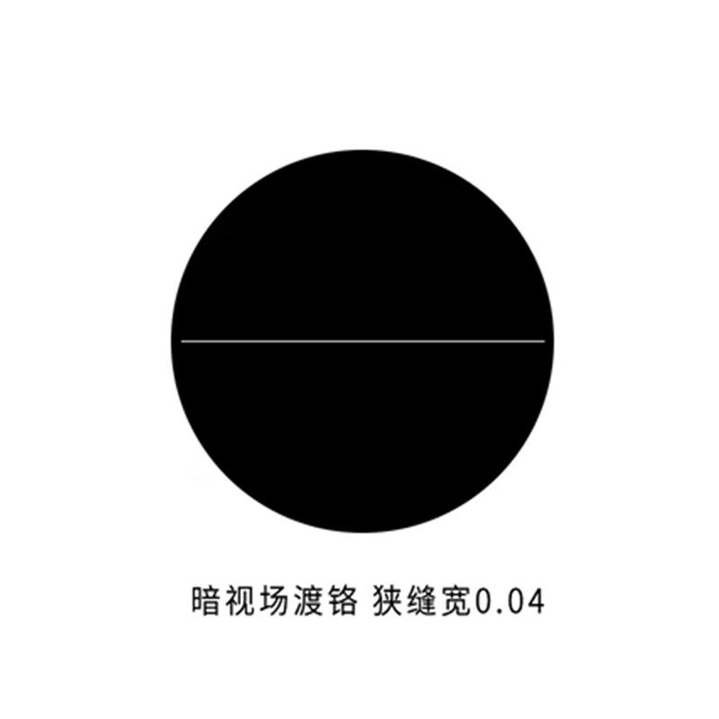 十字狭缝0.01mm显微镜目镜负片测微尺分划板玻璃暗视场明线透光