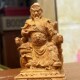 崖柏木雕刻池府王爷座椅神像实木礼品摆件五府李吴朱范池府千岁爷