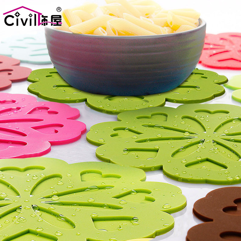 饰屋硅胶隔热垫餐桌垫防滑环保碗垫盘垫防烫垫锅垫砂锅垫CD001