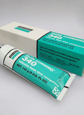 道康宁DC340导热硅脂IGBT散热硅脂CPU元器件二极管白散热膏 142g