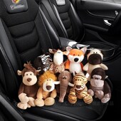 车载竹炭包汽车用去异味净化卡通小老虎可爱公仔车内装 饰摆件用品