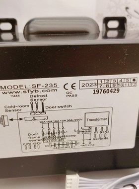 SF-235冷库电子温控器温度控制器30A可调温度控制仪数显配件显示