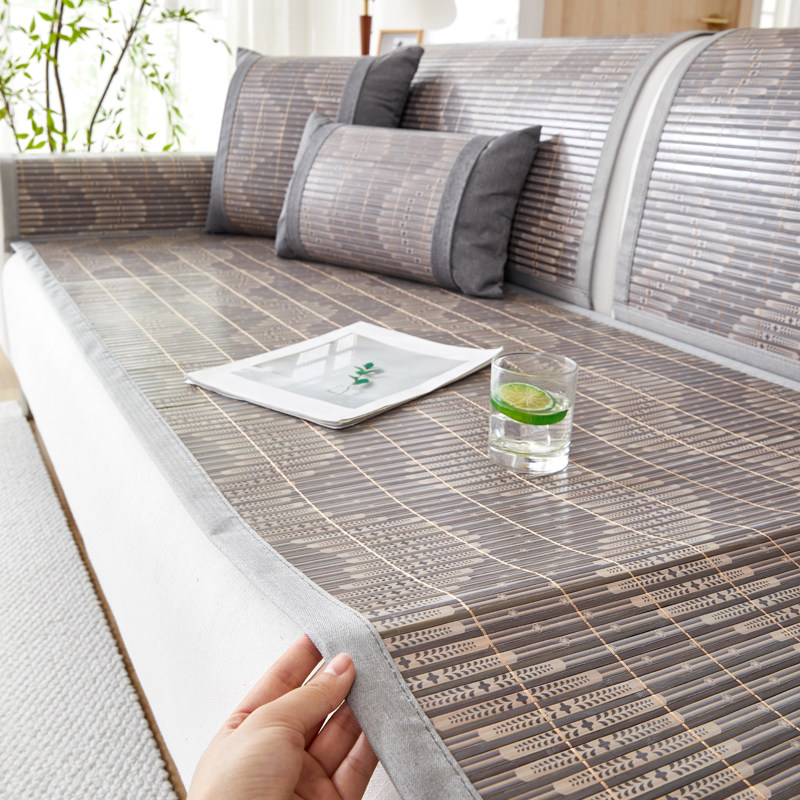 冷感竹席沙发垫子夏季凉席坐垫防滑皮沙发套罩靠背巾夏天凉垫定做,居家布艺,沙发垫,淘宝优惠券,粉丝福利购,淘宝优惠卷
