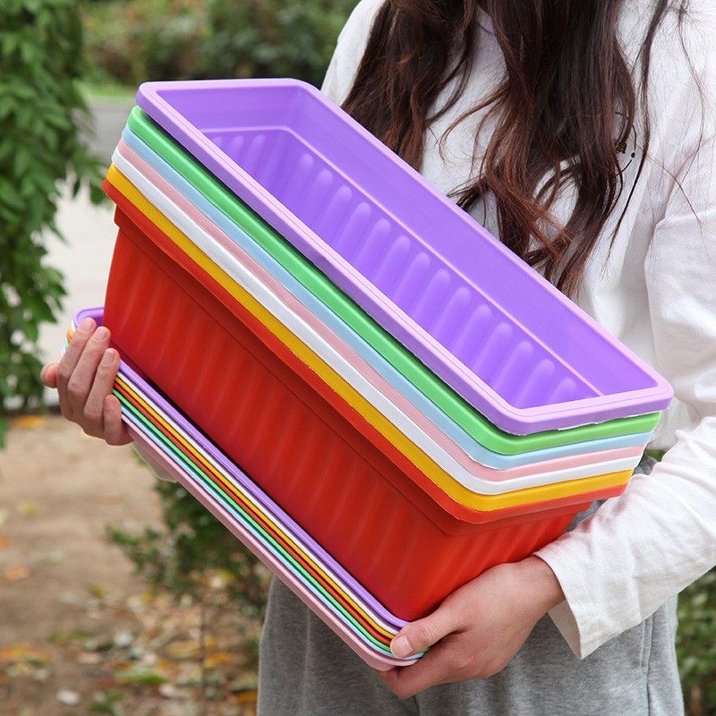 种菜盆阳台蔬菜花盆花草菜盆大号长方形种菜盆阳台种花种植箱托盘,鲜花速递/花卉仿真/绿植园艺,花盆,淘宝优惠券,粉丝福利购,淘宝优惠卷