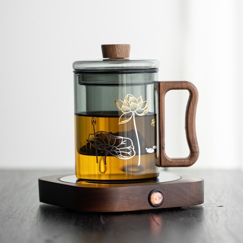 冬季加热杯垫桌面温茶器茶水分离茶杯保温底座智能恒温杯垫热牛奶