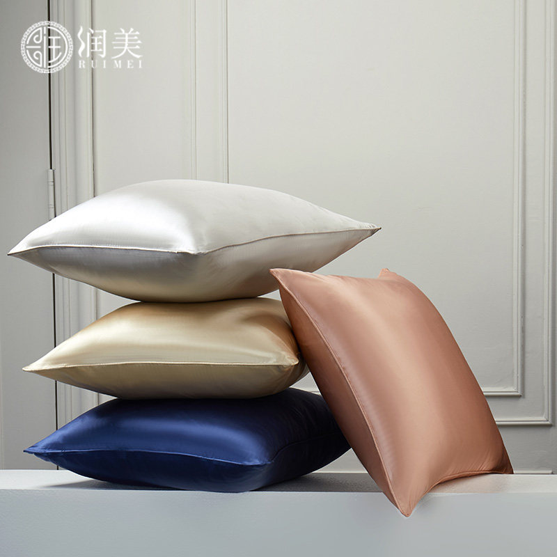 真丝靠垫桑蚕丝抱枕方形床头客厅沙发靠枕套不含芯汽车办公室护腰,居家布艺,靠垫/抱枕,淘宝优惠券,粉丝福利购,淘宝优惠卷