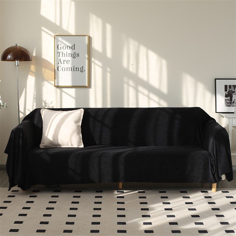 2024新款全盖沙发盖布秋季微绒苔藓肌理氛围感全包沙发套罩沙发毯,居家布艺,沙发垫,淘宝优惠券,粉丝福利购,淘宝优惠卷