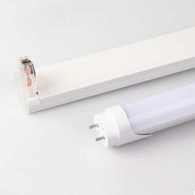 LEDled灯管支架1.2米t8分体单管光管灯座灯架底座20W30W40W日光灯