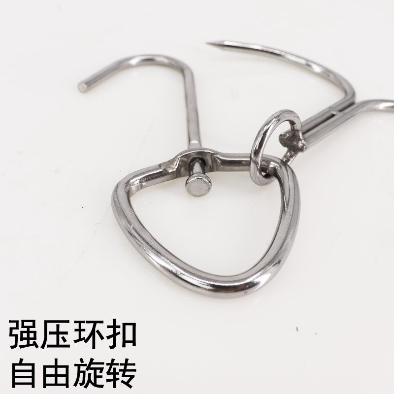 不锈钢北京烤鸭双钩鸭胚挂钩壁炉烤鸭钩子烧鹅钩猪肉挂钩风压柜钩,厨房/烹饪用具,烧烤夹/叉/铲/针,淘宝优惠券,粉丝福利购,淘宝优惠卷