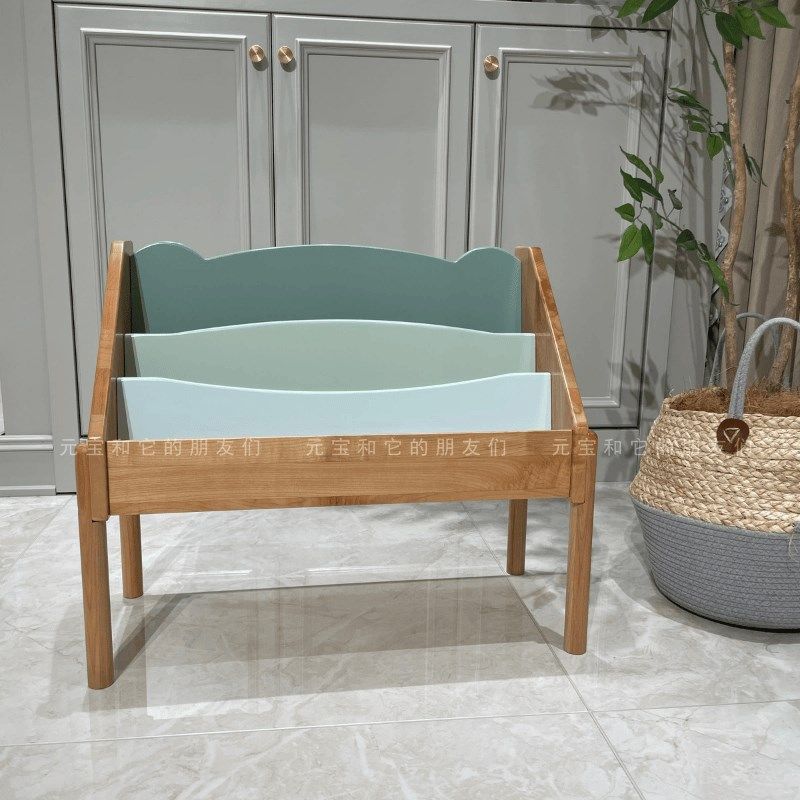 实木儿童书架幼儿桌面收纳学习置物架宝宝卡通绘本架落地木质书柜,住宅家具,儿童书柜,淘宝优惠券,粉丝福利购,淘宝优惠卷