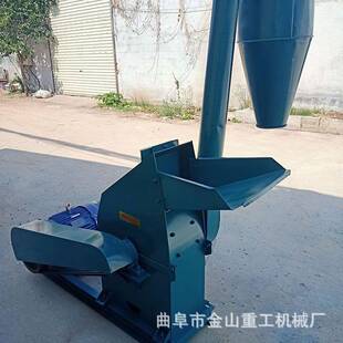 柴油机带秸秆颗粒粉碎机800型饲料玉米粉碎机中型瓜秧粉碎机