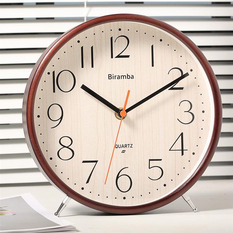 8英寸静音扫秒走时实木挂钟座钟,家居饰品,挂钟,淘宝优惠券,粉丝福利购,淘宝优惠卷