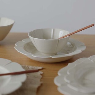 日式草木灰家用米饭碗高级感5寸斗笠碗一人食高颜值中式饭碗小碗