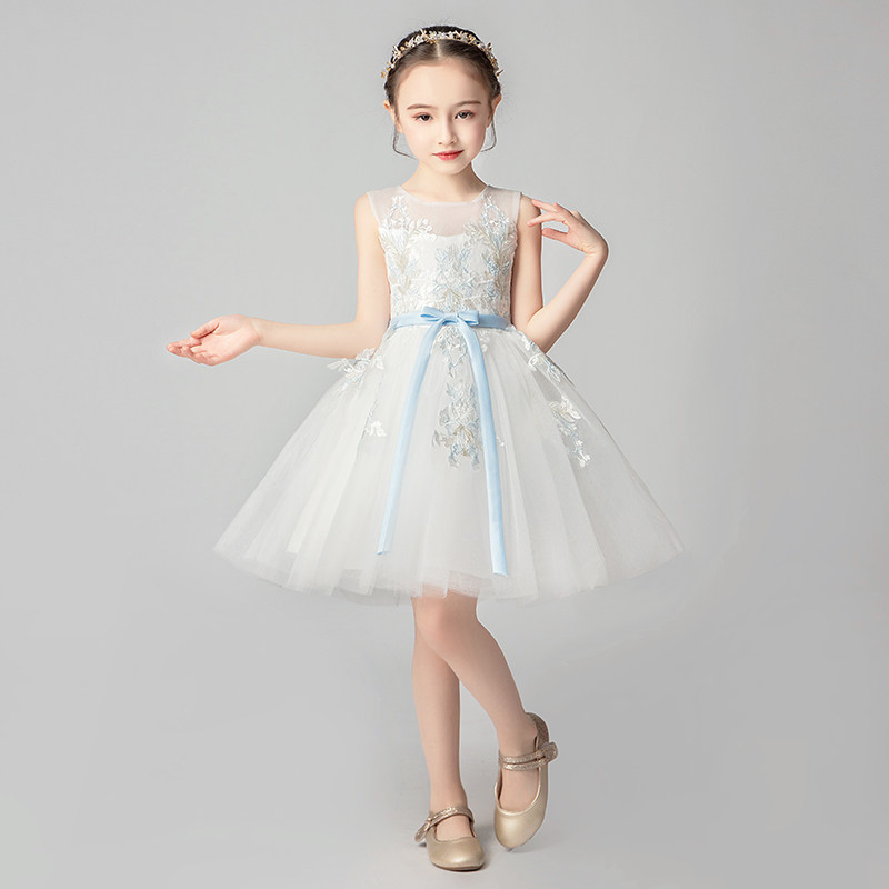 女童公主裙小孩婚纱花童结婚儿童礼服蓬蓬白纱学生钢琴演出服春秋,童装/婴儿装/亲子装,儿童礼服,淘宝优惠券,粉丝福利购,淘宝优惠卷