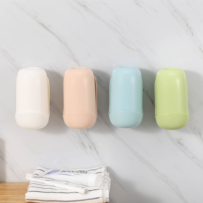 创意简约牙刷置物架吸壁挂式情侣卫生间牙膏牙筒收纳盒漱口杯套装