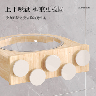 宠贝亚猫爬架墙壁式玻璃吸盘太空舱免打孔瓷砖实木窗户猫跳台吊床