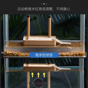 鱼缸乌龟晒台爬台爬坡休息平台龟楼梯漂浮台浮岛石头高水位爬架台