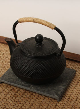 乌金石茶盘垫隔热垫干泡壶承小案台茶壶托现代功夫茶天然石材底座