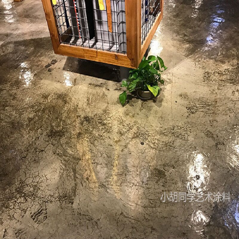 仿古地坪漆水泥地面工业风地面漆艺术古典环氧树脂地坪漆