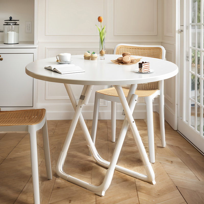 小桌子可折叠餐桌家用户型阳台圆桌出租屋用经济型饭桌椅便携摆摊,住宅家具,折叠桌,淘宝优惠券,粉丝福利购,淘宝优惠卷