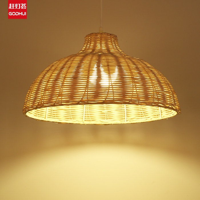 奶茶店吊灯 个性创意手工藤编田园风餐厅灯吧台藤艺饭厅鸟巢灯饰,家装灯饰光源,餐厅吊灯,淘宝优惠券,粉丝福利购,淘宝优惠卷