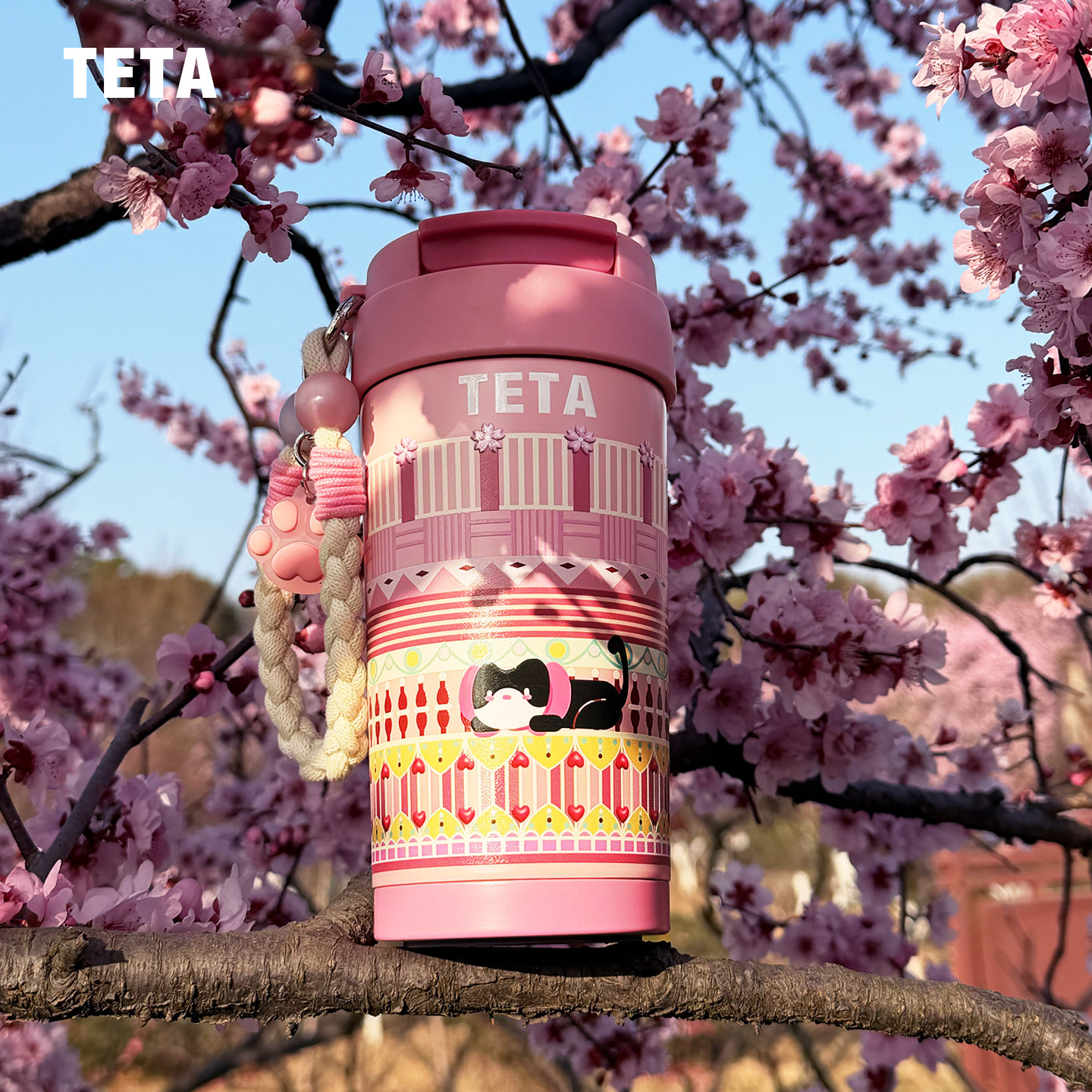 TETA女生高颜值保温咖啡杯