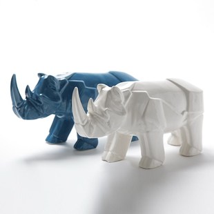 特惠!赏饰后现代陶瓷亮光釉镇财牛气开业招财旺财木樨牛软装饰