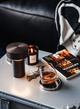 高级感丹麦设计师款Column蘑菇床头台灯usb充电无线氛围小夜灯