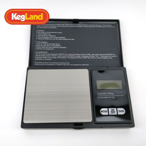 精酿 啤酒 酒花电子秤 迷你电子珠宝称 (0.1克至1000克)  KL20114