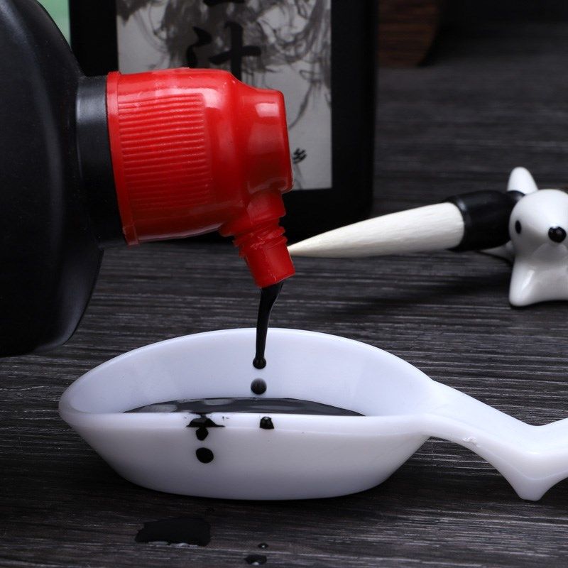 老手艺古制油烟墨汁250g大小瓶墨水国画书法创作专用墨液500g,文具电教/文化用品/商务用品,文房墨汁,淘宝优惠券,粉丝福利购,淘宝优惠卷