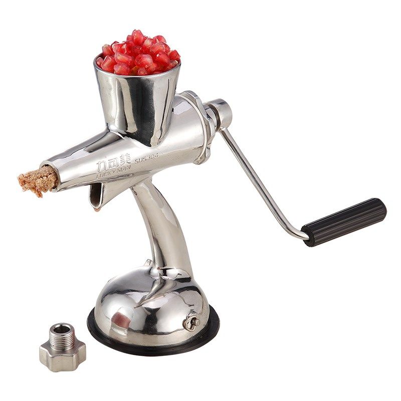 手动榨汁机304不锈钢手摇家用果汁器手工压橙子姜芹菜麦苗原汁机,厨房/烹饪用具,手动榨汁器,淘宝优惠券,粉丝福利购,淘宝优惠卷