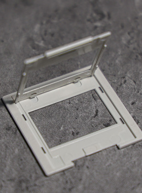 WINW文尔维135反转片框塑料片夹幻灯片夹100片白色薄装带盒子整盒