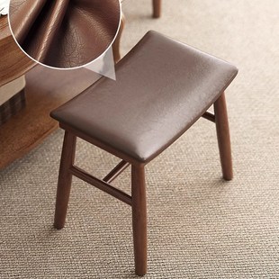 马鞍凳实木梳妆台实木凳子女生主卧室化妆凳软包板凳轻奢化妆椅子