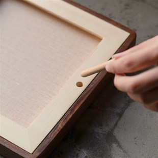 校园时光儿童成长记录证件照相框宝宝入园照1寸2寸纪念实木摆台