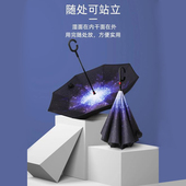 雨伞全自动反向伞可站立长柄伞大号防滑耐用加固厚抗风暴晴雨两用