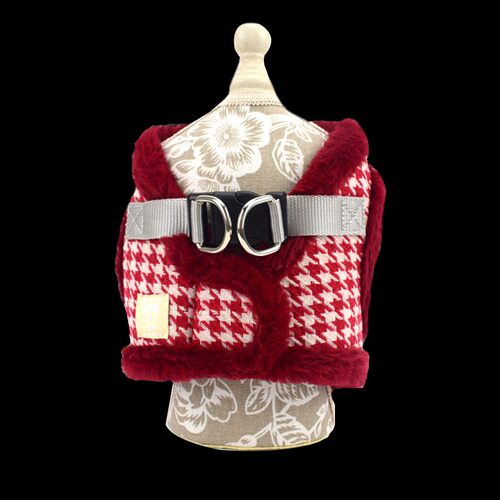 宠物胸背带背心式狗狗牵引绳泰迪遛狗绳中小型犬猫咪绳子冬季保暖