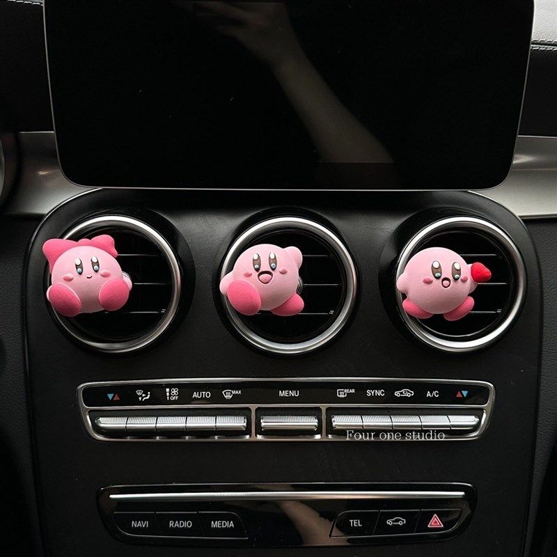 粉色咔比车载香薰汽车出风口夹可爱车内香氛装饰汽车星之卡比汽车,汽车用品/电子/清洗/改装,汽车香水香薰,淘宝优惠券,粉丝福利购,淘宝优惠卷