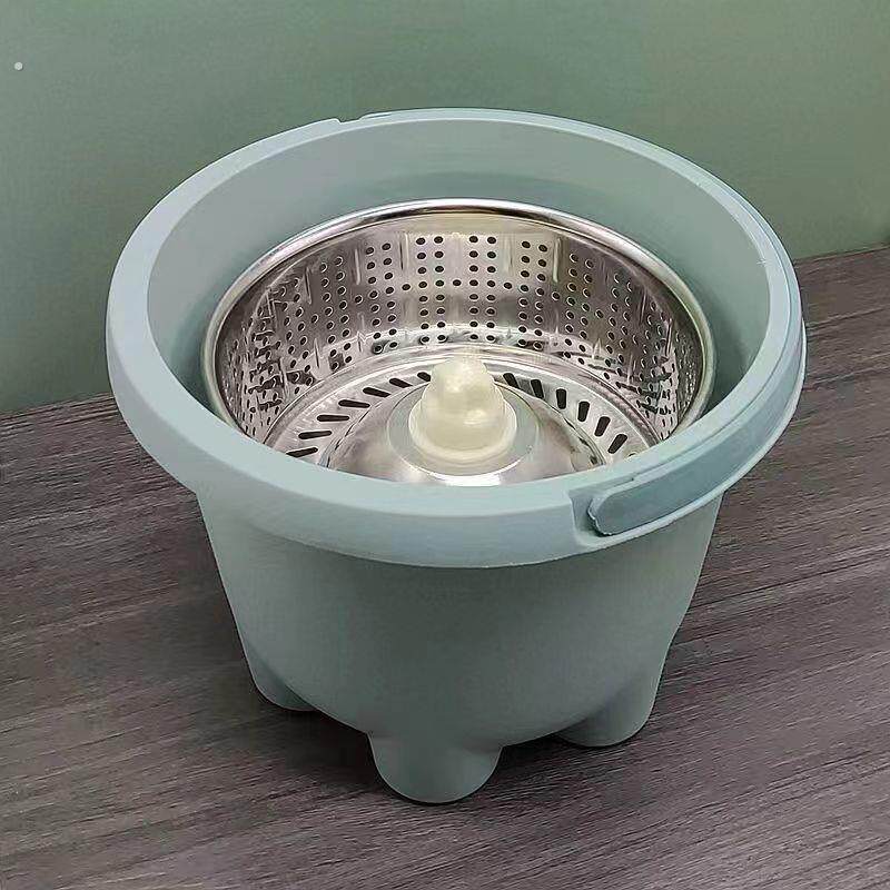 加厚拖把脱水机通用手压拖把甩水桶旋转拖把桶脱水篮单桶单筒家用