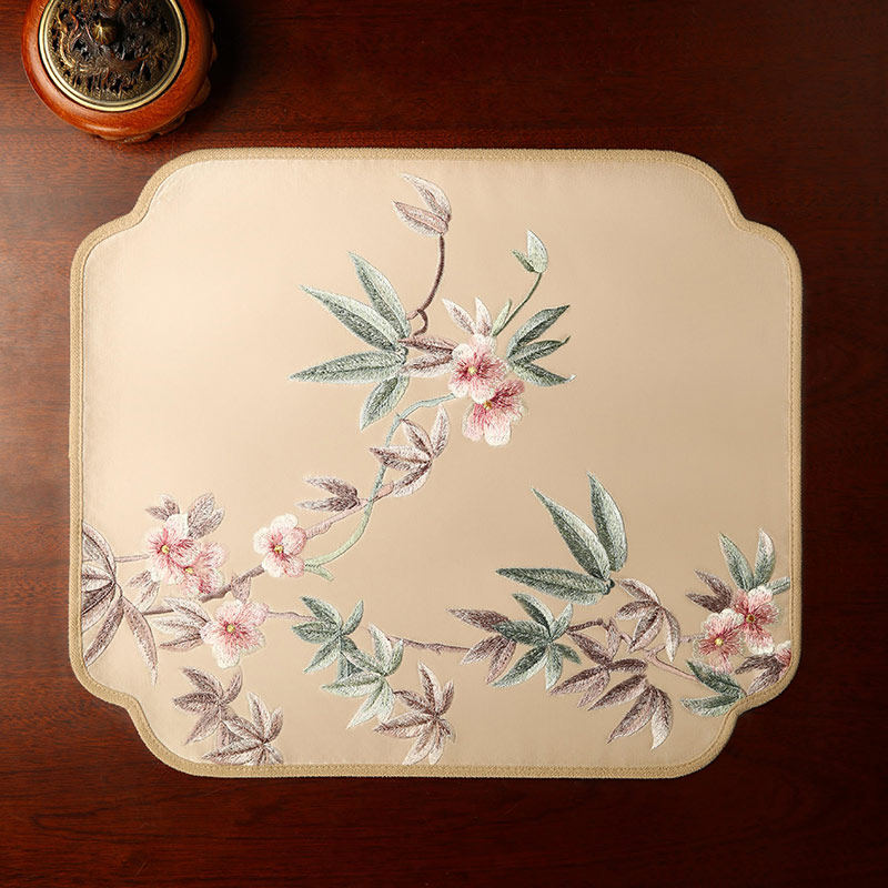 中式餐垫桌面垫装饰西餐垫餐盘垫菸灰缸花瓶垫片茶几杯垫餐具垫子,居家布艺,餐垫,淘宝优惠券,粉丝福利购,淘宝优惠卷