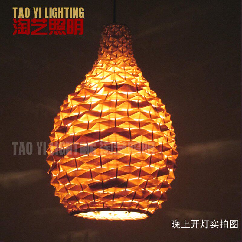 东南亚榴莲菠萝丁竹片编织甜品店茶餐厅吧台火锅店竹吊灯竹艺吊灯,家装灯饰光源,客厅吊灯,淘宝优惠券,粉丝福利购,淘宝优惠卷