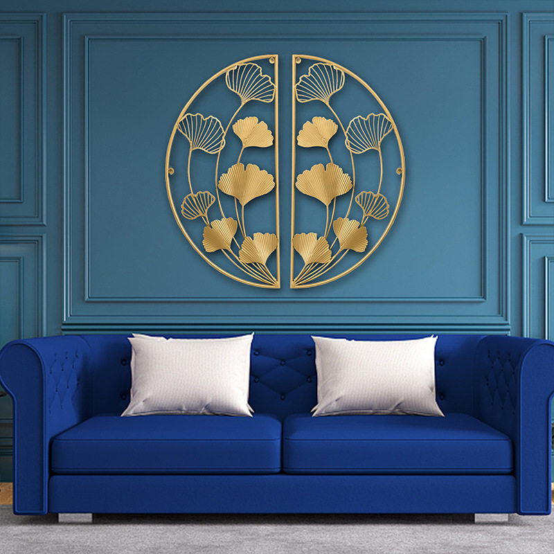 现代金属墙饰玄关壁挂创意叶子壁饰酒店客厅沙发背景墙铁艺装饰品,家居饰品,壁饰,淘宝优惠券,粉丝福利购,淘宝优惠卷