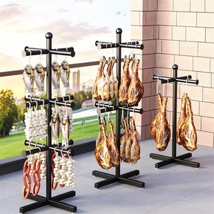 挂肉专用架子展示架商用晾晒肉架小型移动挂牛肉羊肉腊肠腊肉咸肉