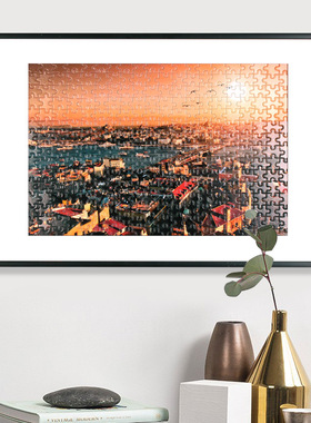 拼图相框70x50框架裱框挂墙1000片81.3*40.6cm500片98*34画框定制