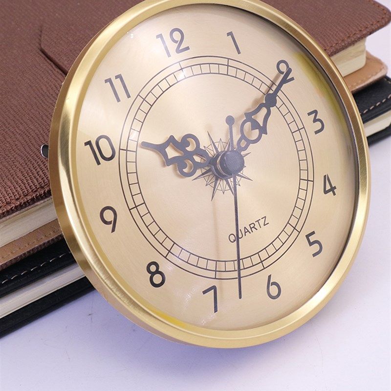 高档陶瓷座钟配件镶嵌式金属钟头扫秒静音太阳机芯落地插入式钟胆,家居饰品,座钟,淘宝优惠券,粉丝福利购,淘宝优惠卷